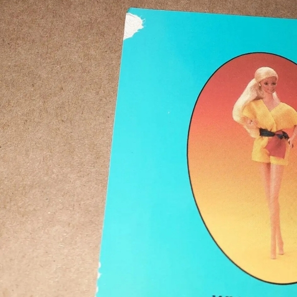 Vintage Barbie Card 1989 Barbie Just Us Girls Game Replacement Piece - Picture 3 of 7